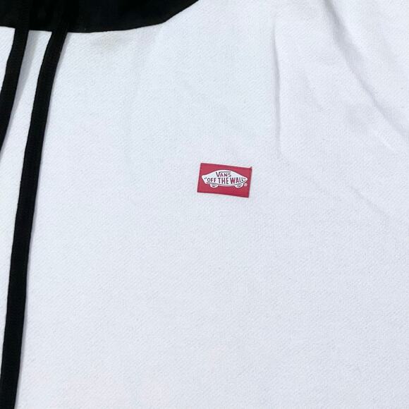 Vans x Disney Crossover Grid Mickey Mouse Sweater Women Large White Black Hoodie - Picture 7 of 9